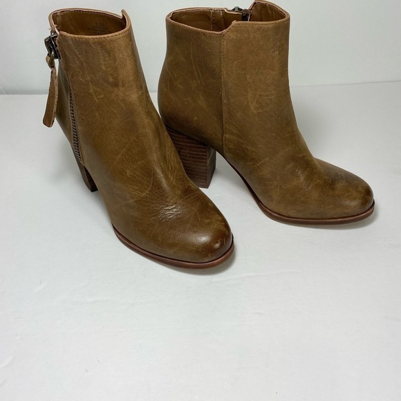 GIANNI Bini Leather Ankle Boots Size 6.5M - Picture 6 of 13